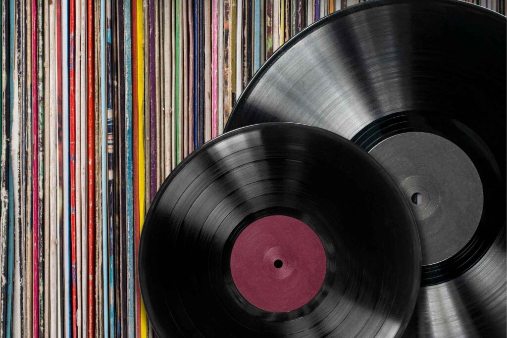 tienda de discos de vinilo y música en CD